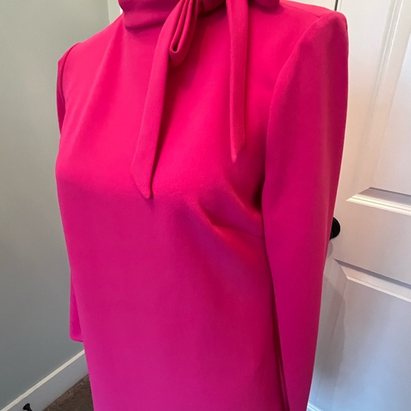 Calvin Klein Pink Dress with Bow Detail, size 8 - Picture 2 of 5